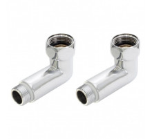 Соединитель угловой 1" ВР ×1/2" НР для полотенцесушителя