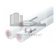 Труба полипропиленовая PN25 20 x 3,4 мм 3M02-tfr-200025 армированная стекловолокном 