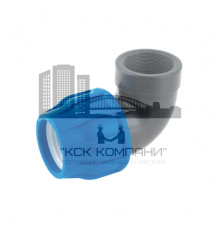 Угол 90° Политэк 50022034 ВР для ПНД труб 20x3/4" (Politek)