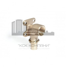 Угольник настенный  14563721001 с квадратными фланцами (водорозетка) 20-Rp 1/2, RX+ 