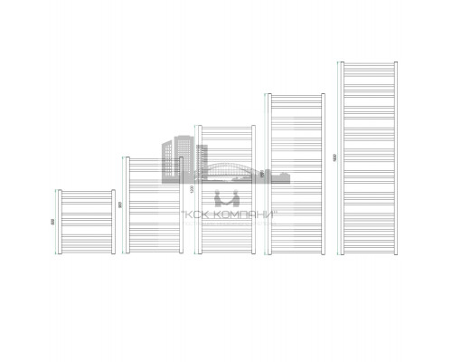 Водяной полотенцесушитель Classic 300х1500