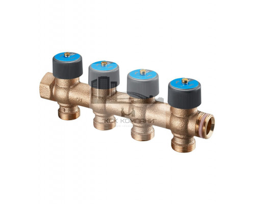 Распределительная гребенка Multidis R для водоснабжения, 3/4 с 4 отводами 4200554