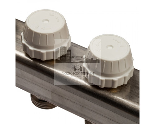 Коллектор из нержавеющей стали с расходомерами на 12 контуров SMS 0917 000012