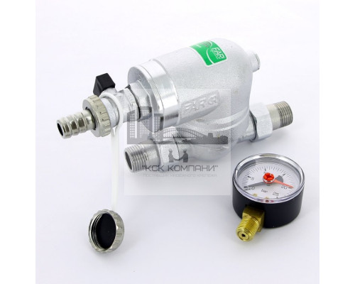 Фильтр  100 мкм, с манометром, 1/2 НР FA 39A4 12100