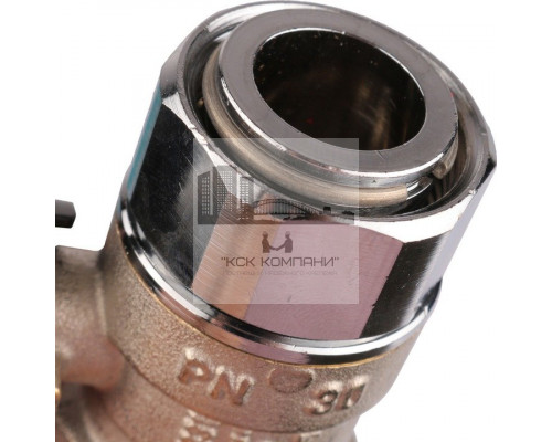 Кран шаровой с накидной гайкой ВР 3/4x3/4 с накидной гайкой, ручка бабочка