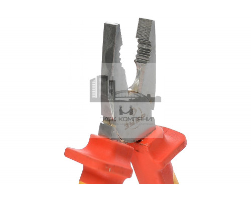 Диэлектрические комбинированные плоскогубцы до 1000В, 180мм ЭКСПЕРТ ЭЛЕКТРОМОНТАЖНИК 22145-1-18 (Zubr)