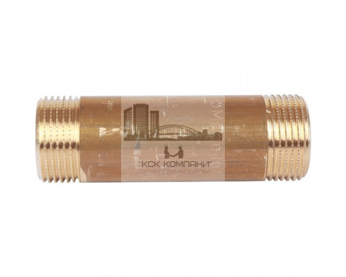 Удлинитель латунный резьбовой НН 3/4x80 мм