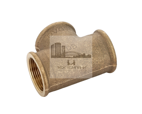Тройник 264284 равнопроходной ВР 1 1/4, бронза (Виега)