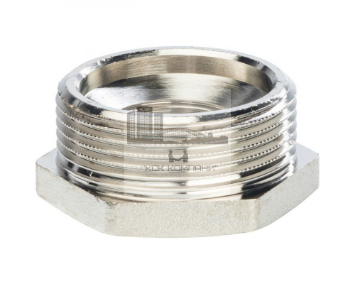 Футорка внутренняя / наружная 1x1/2, никелированная