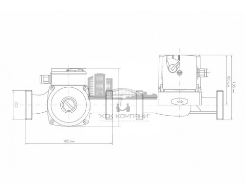 Циркуляционный насос ЦИРКУЛЬ 32/40 (Dzhileks)