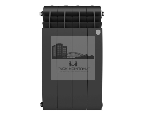 Радиатор биметаллический Biliner 500 x4 Noir Sable, боковое подключение