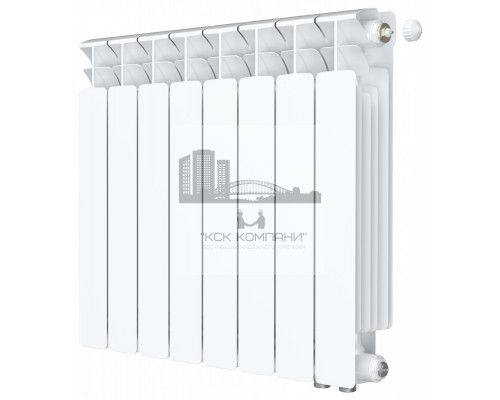 Радиатор биметаллический Base VENTIL 500 x8, нижнее левое/правое подключение