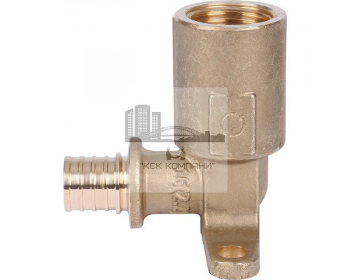 Угольник настенный 0032-001612 (водорозетка) с длинным нарезным патрубком 16-Rp 1/2