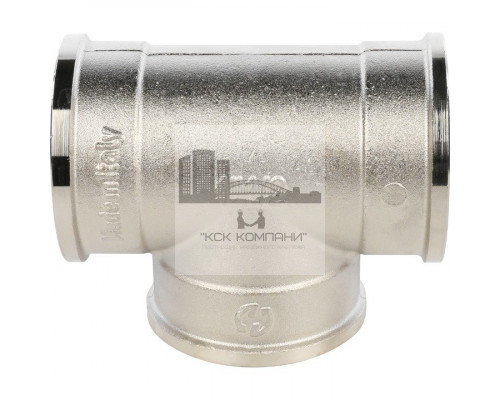 Тройник равнопроходной внутренняя / внутренняя 1 1/2, никелированный