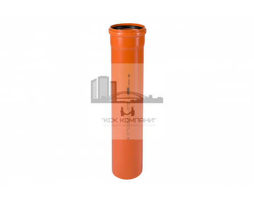 Труба канализационная d110x2000 мм толщина 3.2 для наружной канализации