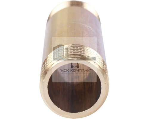 Удлинитель латунный резьбовой НН 3/4x80 мм