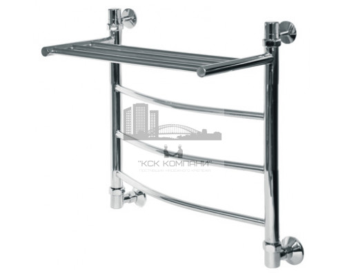 Водяной полотенцесушитель Arc ЛД ВП 500x600 4 с полкой