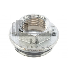 Хромированный концевой переходник  1" НР х 3/4" ВР FK 4200 134 с уплотнением