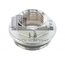 Хромированный концевой переходник  3/4"НР х 1/2"ВР FK 4200 3412 с уплотнением