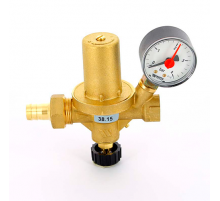 Клапан подпиточный со штуцером ALOMD с манометром 1/2 Alimat