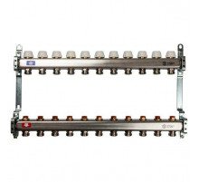Коллектор из нержавеющей стали без расходомеров на 11 контуров SMS 0922 000011 