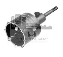 Коронка SDS-Plus 60 мм по бетону буровая в сборе для перфоратора, СТК-03500060 
