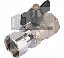 Кран шаровой с накидной гайкой ВР 3/4x3/4 с накидной гайкой, ручка бабочка 