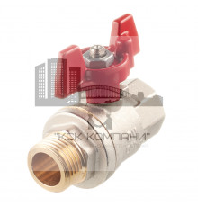 Кран шаровый 1/2" НВ маховик из алюминия 