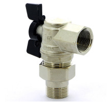 Кран шаровый со сгоном угловой 3/4"