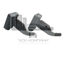 Кронштейн  для радиатора регулируемый черный (комплект 2шт) 