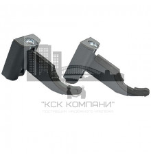 Кронштейн  для радиатора регулируемый черный (комплект 2шт) 