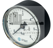 Манометр аксиальный 50 мм 6 бар 1/4 