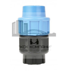 Муфта комбинированная 20 мм x 1/2" М с внутренней резьбой (Jeelex)