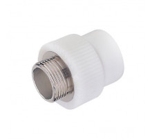 Муфта полипропиленовая комбинированная 32 мм х 3/4", с наружной резьбой