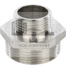 Ниппель НН переxодной 1 1/2"x1", никелированный