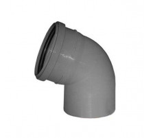 Отвод 67° для канализации )