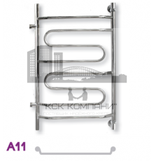 Полотенцесушитель водяной ЭРАТО А11 БП 1000x400, с боковым подключением (Erato)
