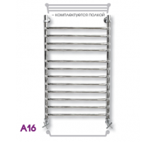 Полотенцесушитель водяной ЭРАТО А16 ВП 1200x400, с верхней полкой (Erato)
