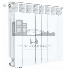 Радиатор биметаллический Base VENTIL 500 x8, нижнее левое/правое подключение 