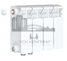 Радиатор биметаллический Base Ventil 200 x4, нижнее левое/правое подключение 