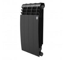 Радиатор биметаллический Biliner 500 x4 Noir Sable, боковое подключение