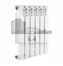 Радиатор биметаллический Optima 500 x10, боковое подключение