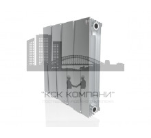 Радиатор биметаллический Pianoforte 500 x8 Silver Satin, боковое подключение