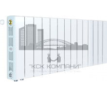 Радиатор биметаллический SUPReMO VENTIL 350 x14, нижнее левое/правое подключение 