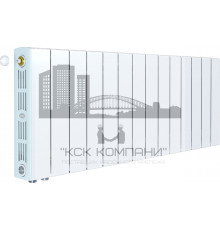 Радиатор биметаллический SUPReMO VENTIL 350 x14, нижнее левое/правое подключение 