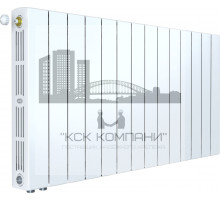 Радиатор биметаллический SUPReMO VENTIL 500 x14, нижнее левое/правое подключение 