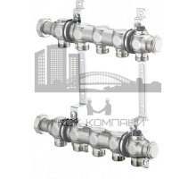 Распределительная гребенка из нержавеющей стали на 5 контуров 1407155 