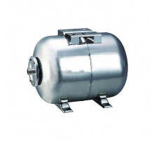 Расширительный бак, гидроаккумулятор  SS 24 л, горизонтальный, для водоснабжения