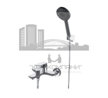 Смеситель для ванны GZ21031-C черный/хром