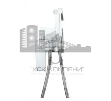 Смеситель встраиваемый с гигиеническим душем GZ28057-F хром/белый